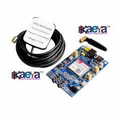 OkaeYa Sim808 module, Gsm GPRS GPS IPX Development Board HIGH SCHOOL with the GPS antenna